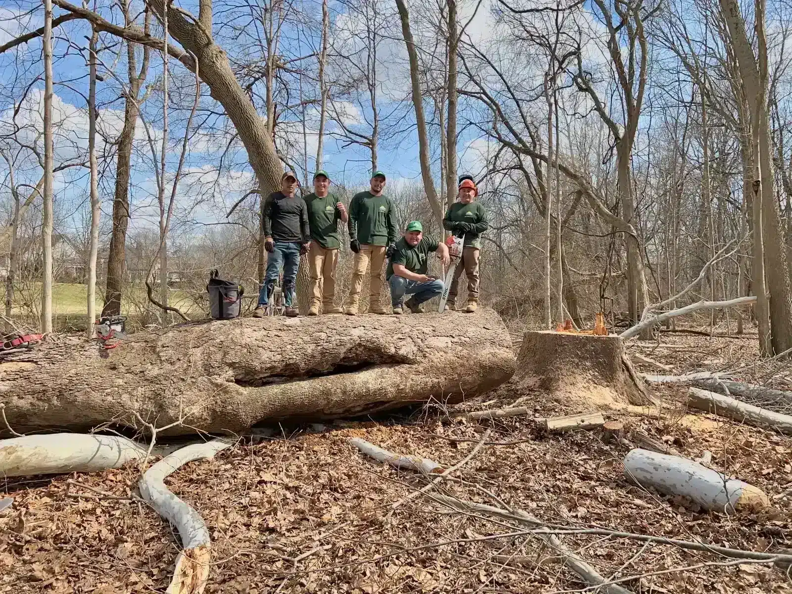 The Anthony's crew after a large removal